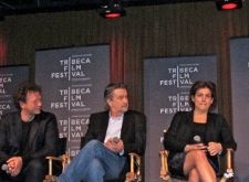 Frédéric Boyer, Geoffrey Gilmore, Chief Creative Officer, Tribeca Enterprises, and   Genna Terranova, Director of Programming at the 2012 Tribeca Film Festival media breakfast. Photo by Anne-Katrin Titze.